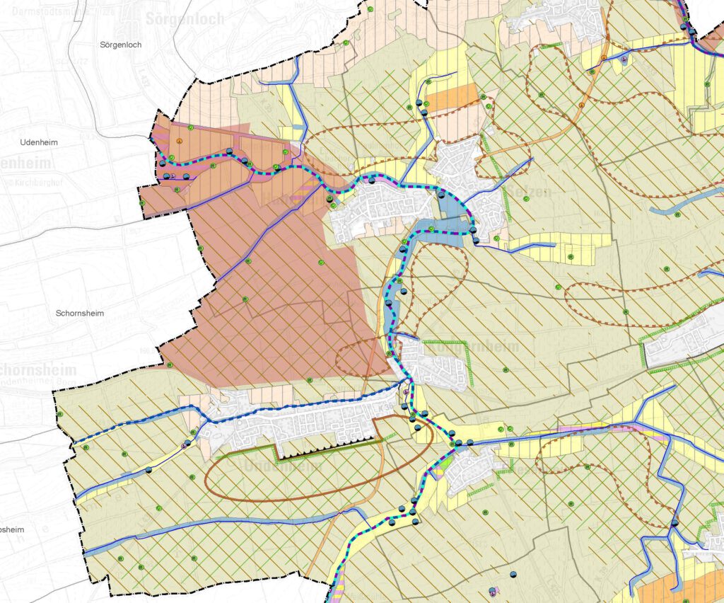 Projekt Landschaftsplan zur Neuaufstellung des Flächennutzungsplans in
