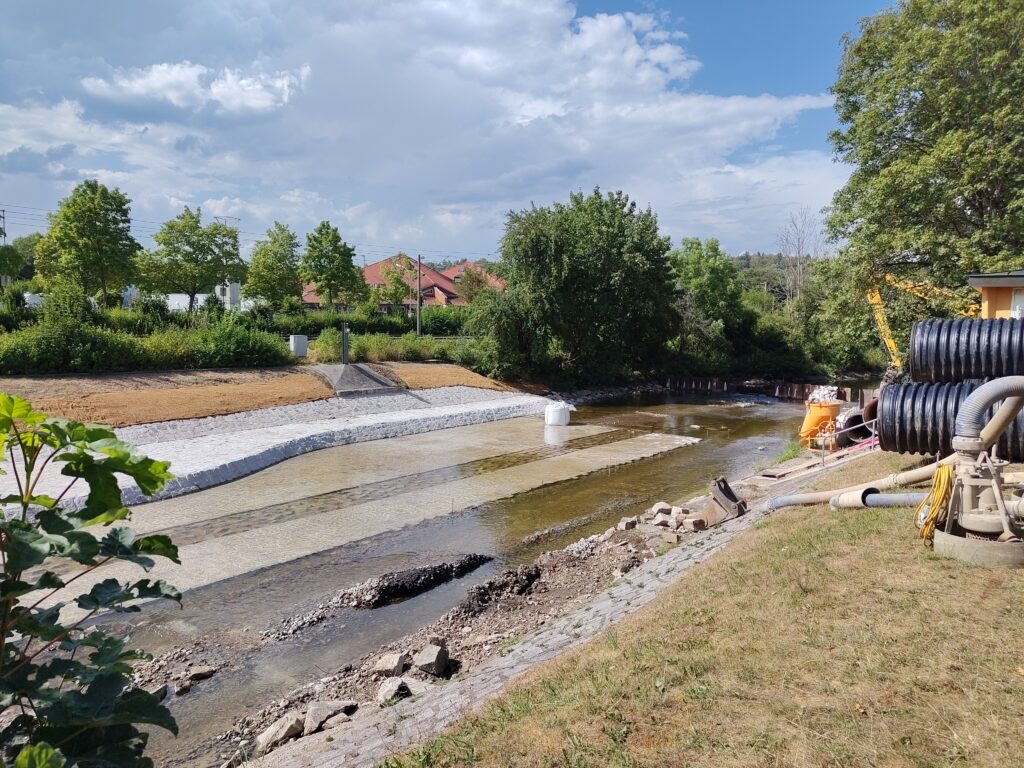 Umbau des Pegels Brigach